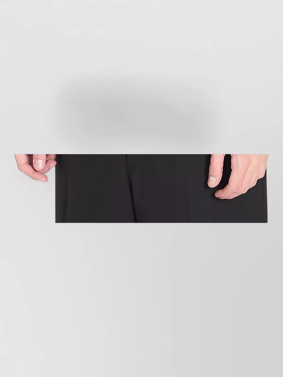 Fendi Silk Shirt Geometric Pattern Long Sleeves