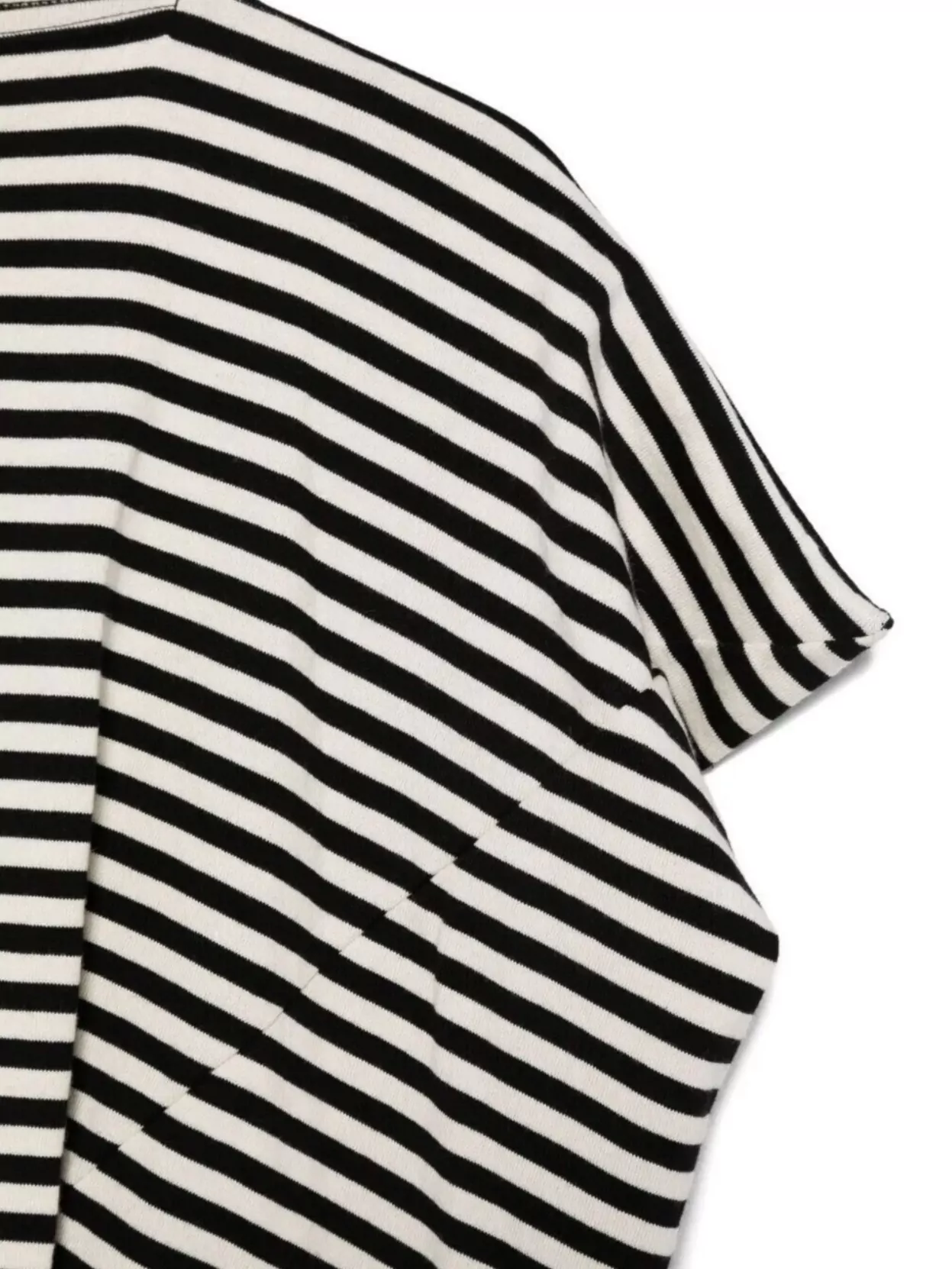 Junya Watanabe Striped Long Sleeve Asymmetric Top