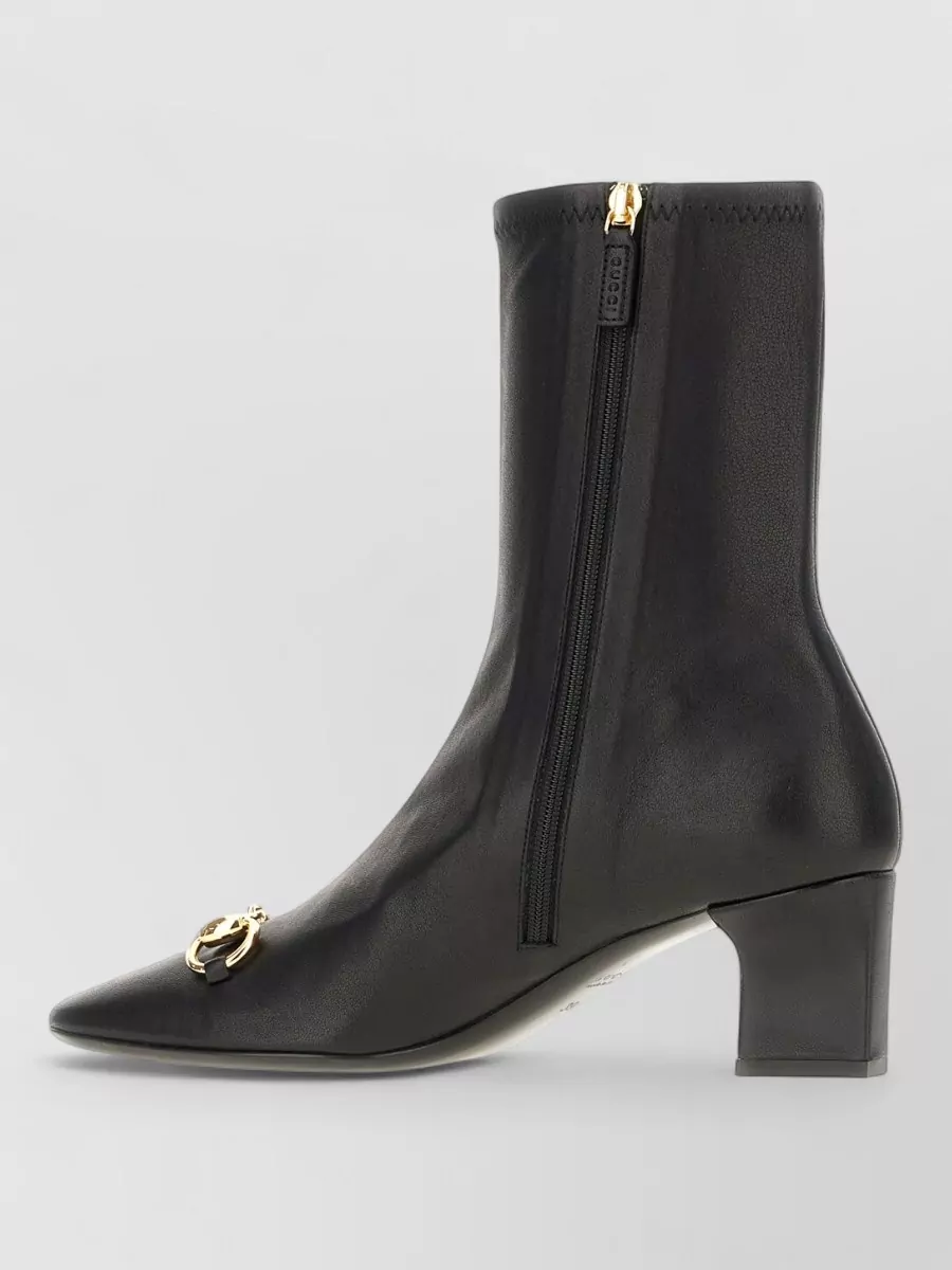 Gucci Leather Ankle Boots