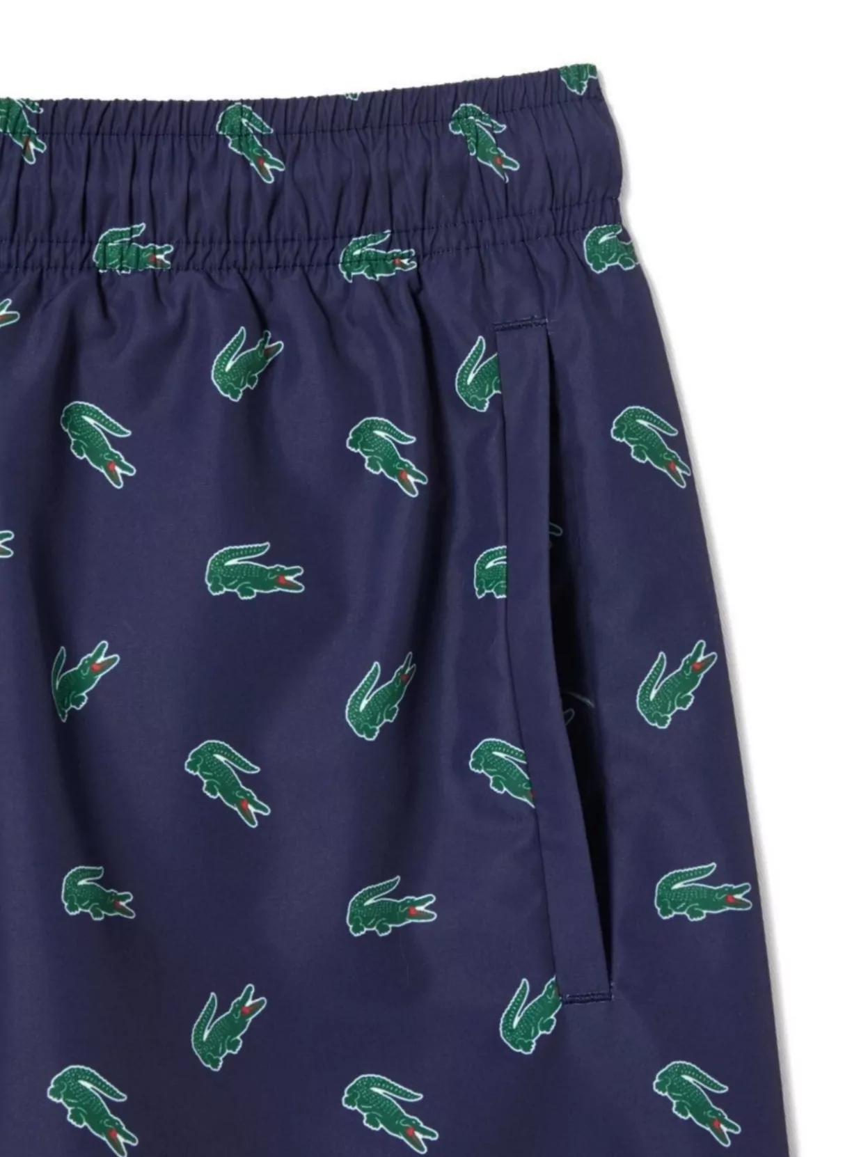 Lacoste All-Over Print Shorts Featuring Elastic Waistband