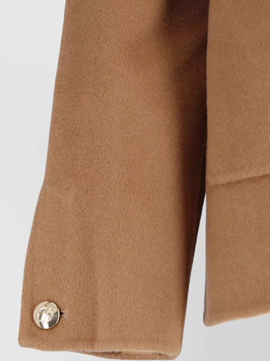 Anine Bing Cashmere Wool Single Breasted Coat