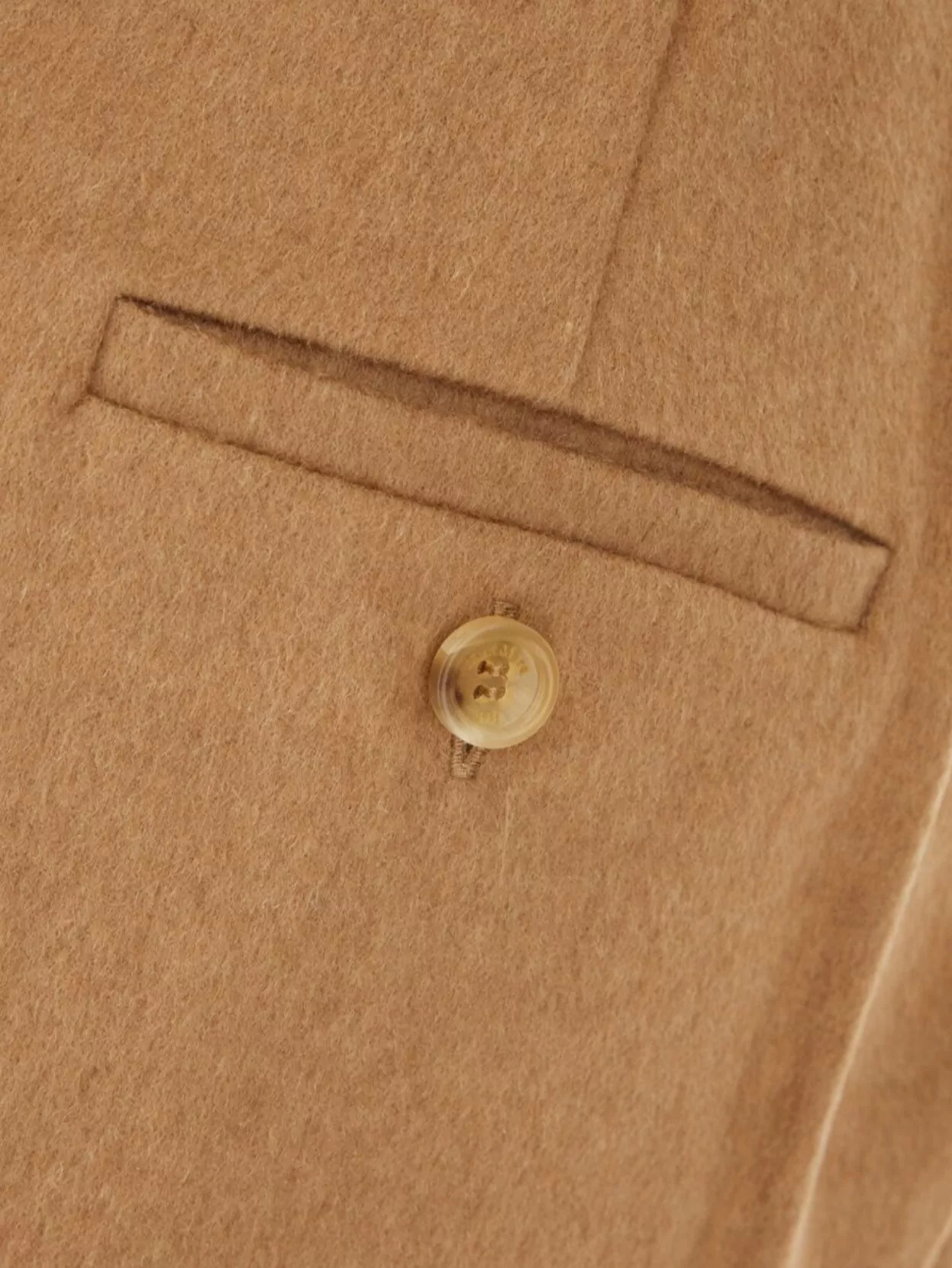 Max Mara Wool High Waist Mini Skirt With Button Detail