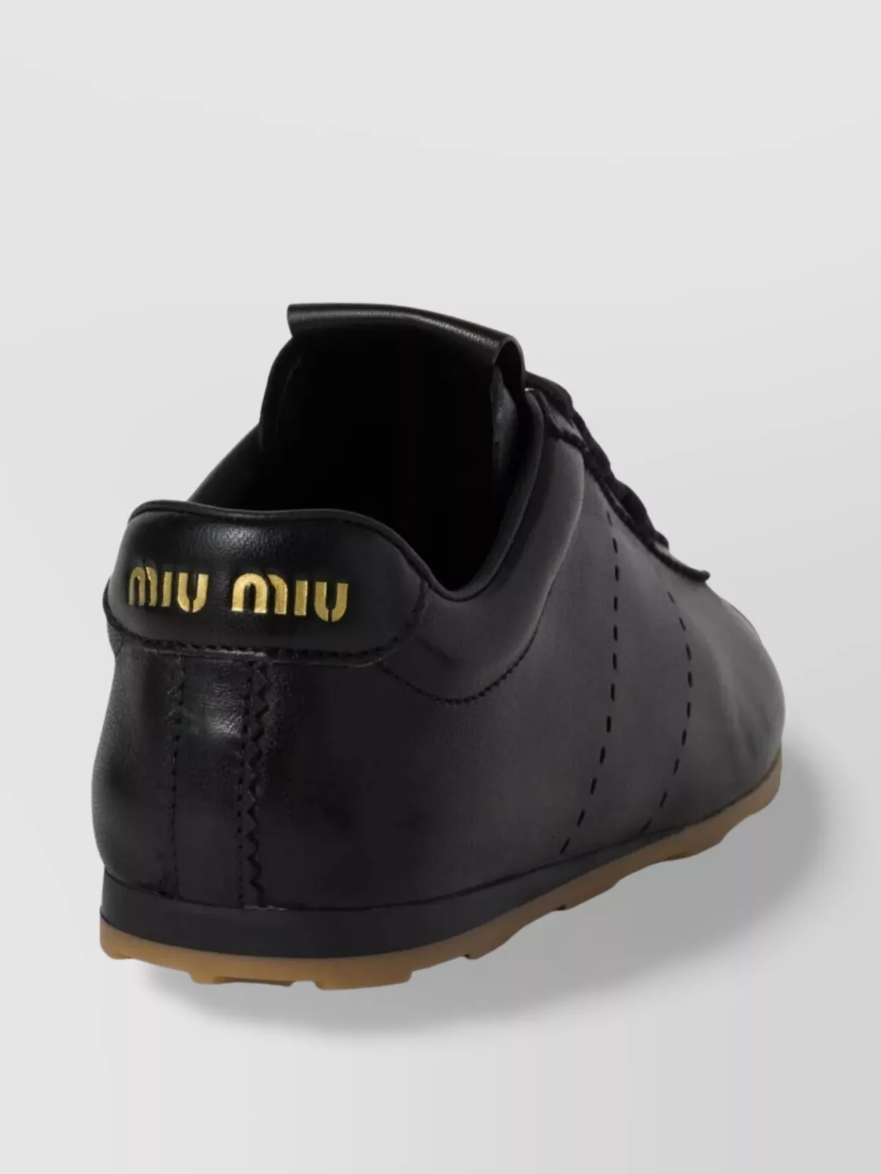 Miu Miu Feather Nappa Leather Sneakers