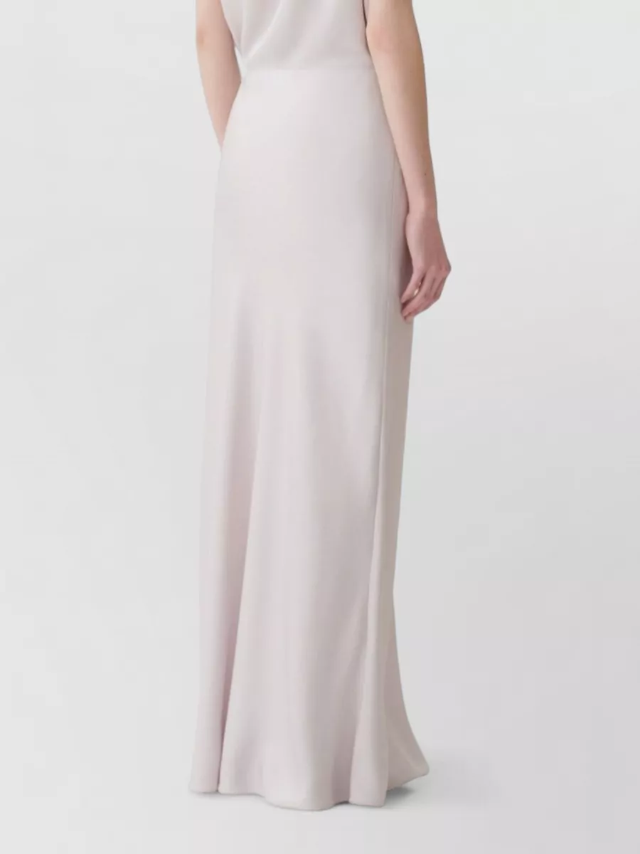 Fabiana Filippi Satin High-Rise Maxi Skirt