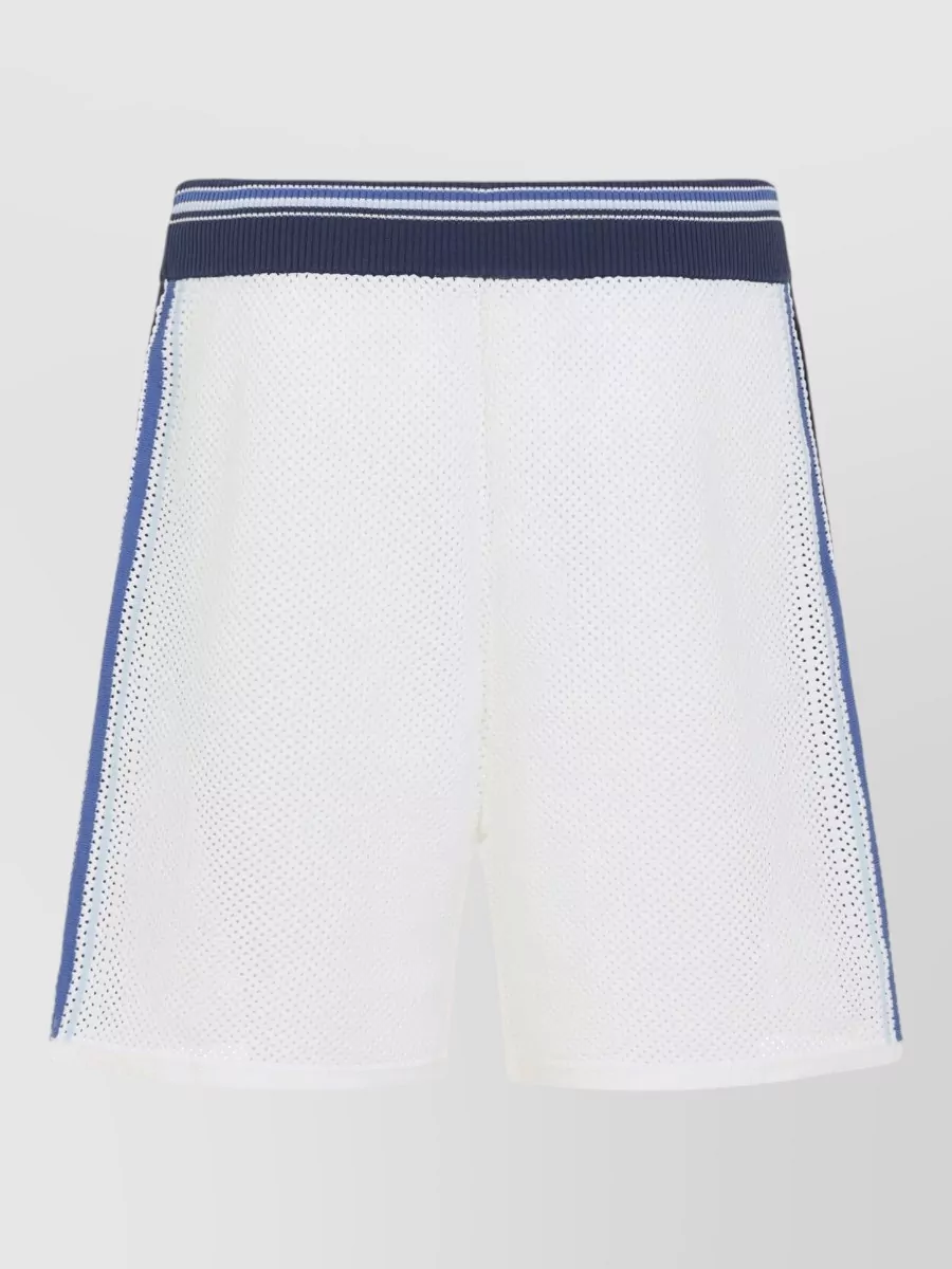 Casablanca Mesh Stripe Deck Shorts