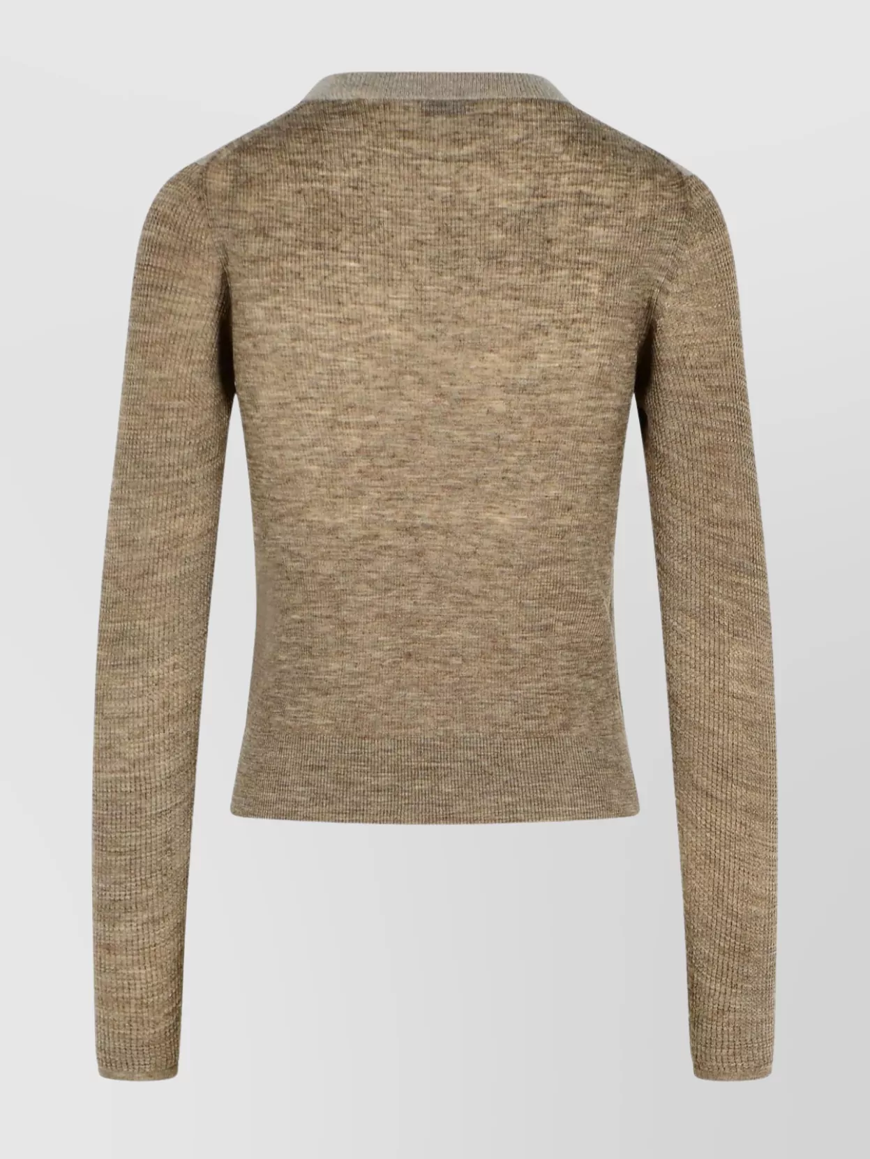 Burberry Turtleneck Sweater In Alpaca Blend In Brown