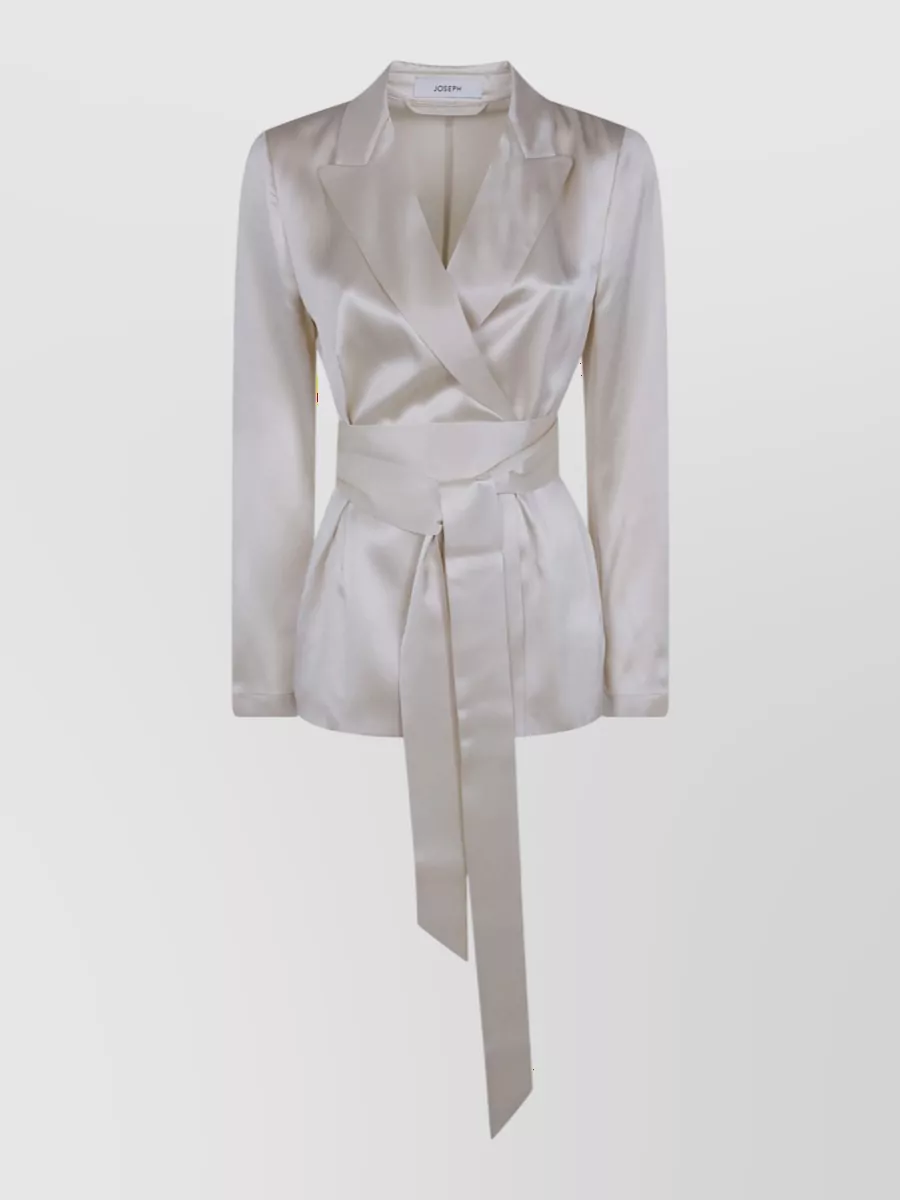 Joseph silk satin single breasted blazer