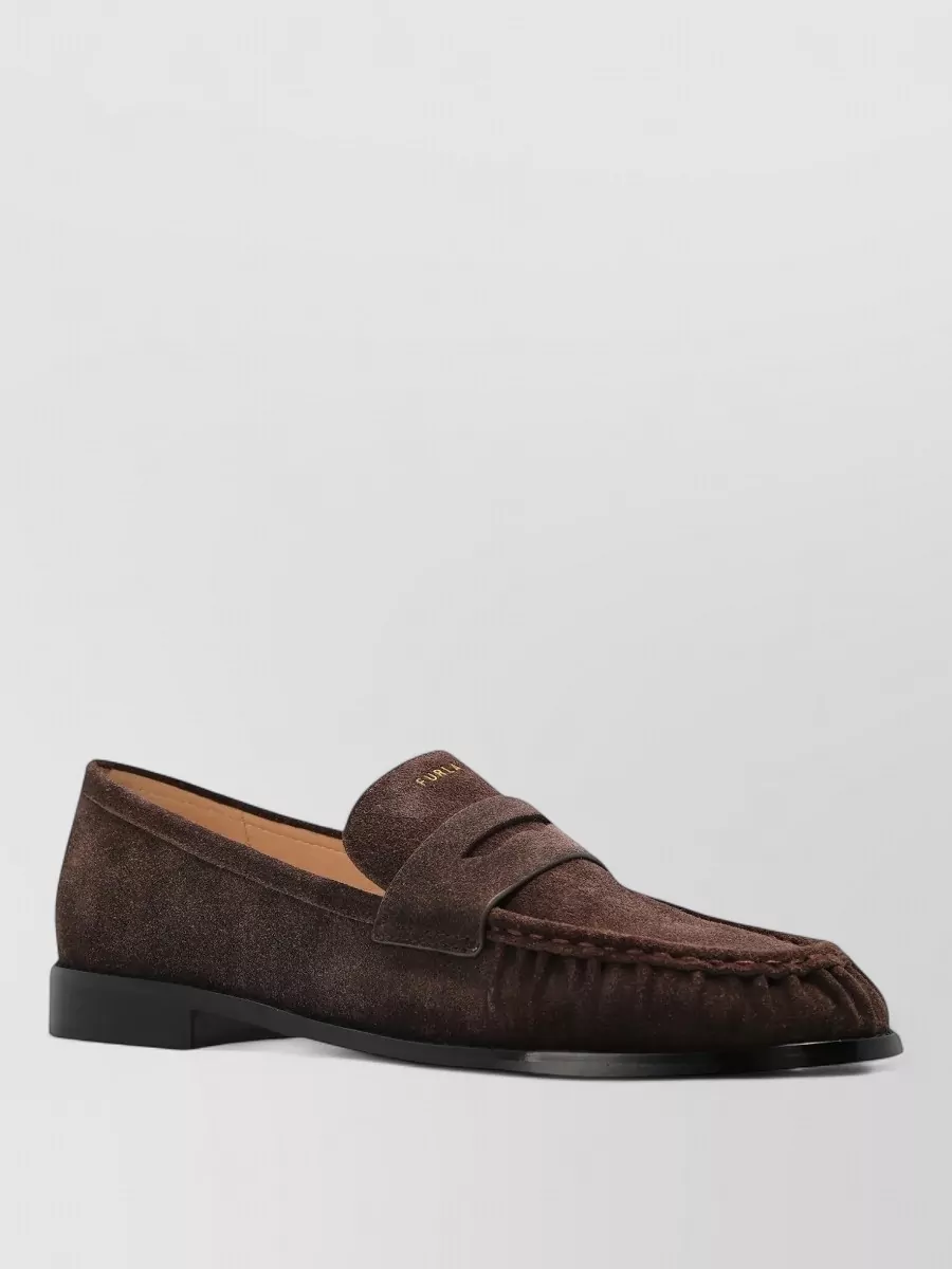 Furla suede loafers
