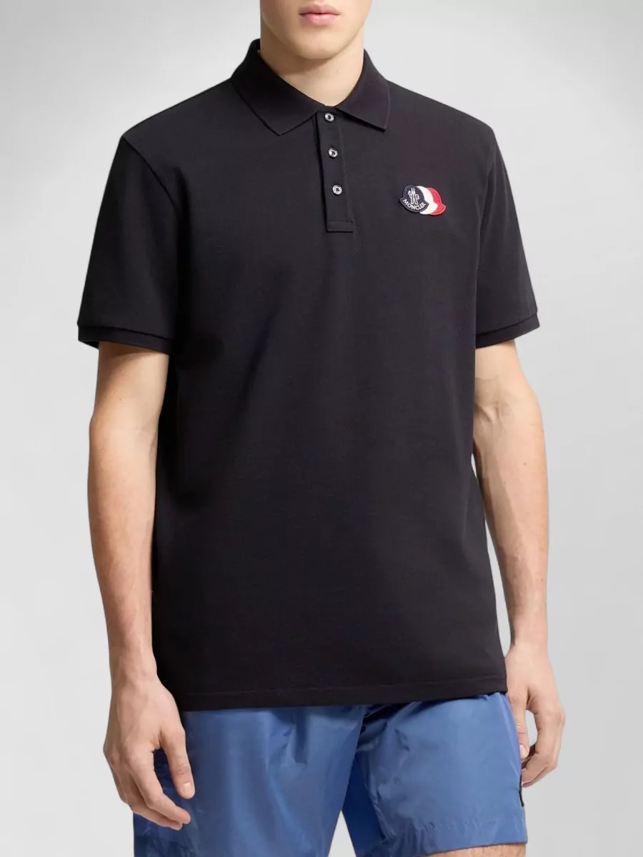 Moncler Piqué Polo Shirt