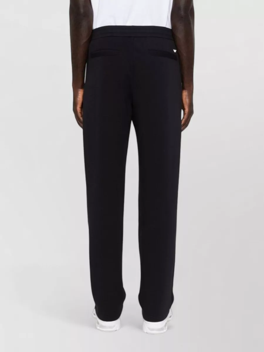 Emporio Armani Regular-Fit Straight-Leg Track Pants