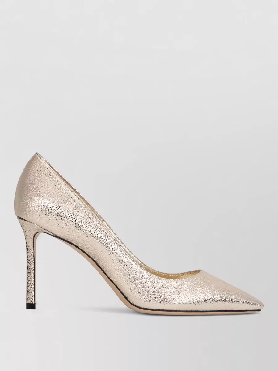 Jimmy Choo Leather Pointed-Toe Pumps