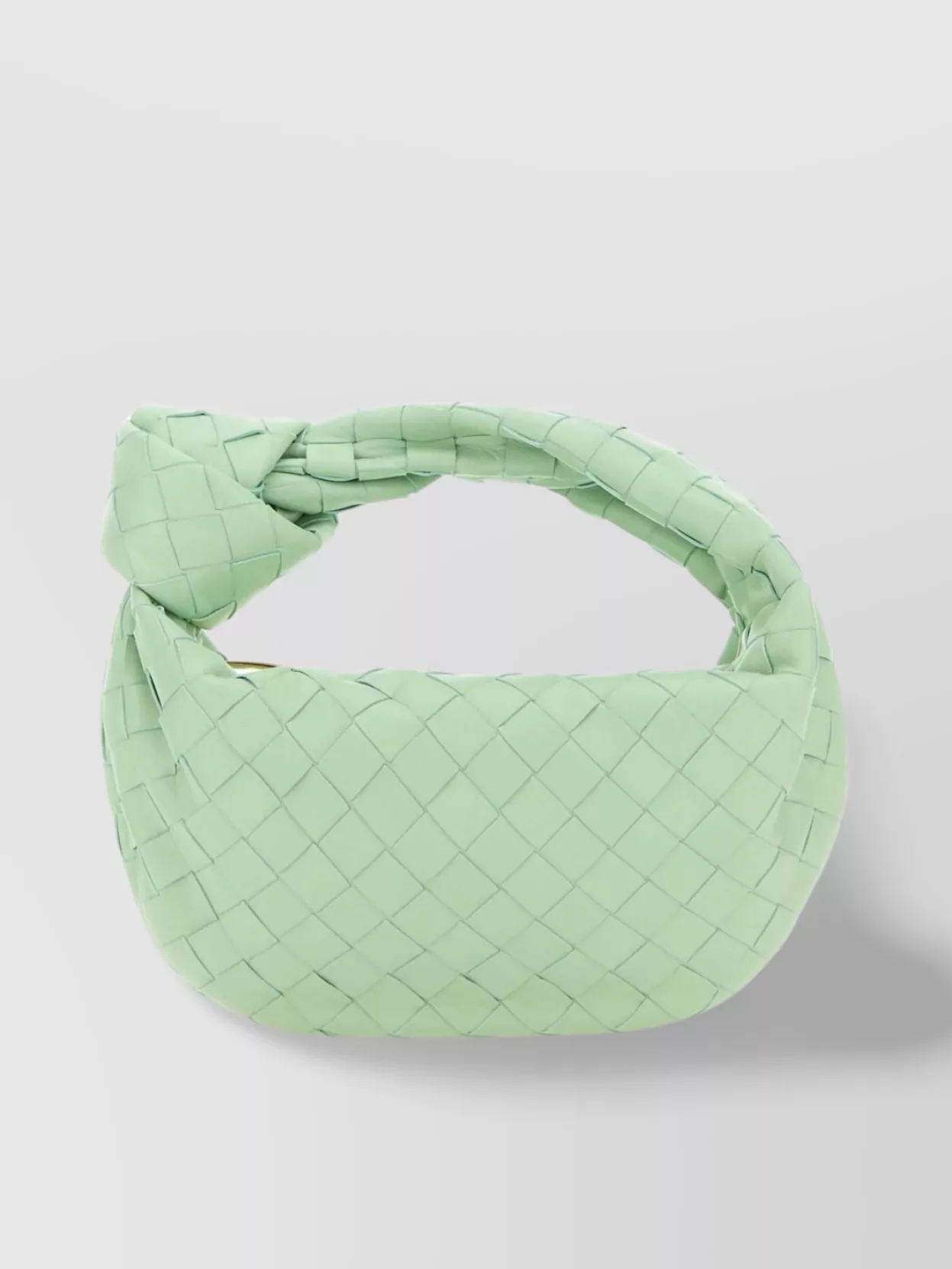 Shop Bottega Veneta Mini Jodie Handbag Nappa Leather Woven Texture