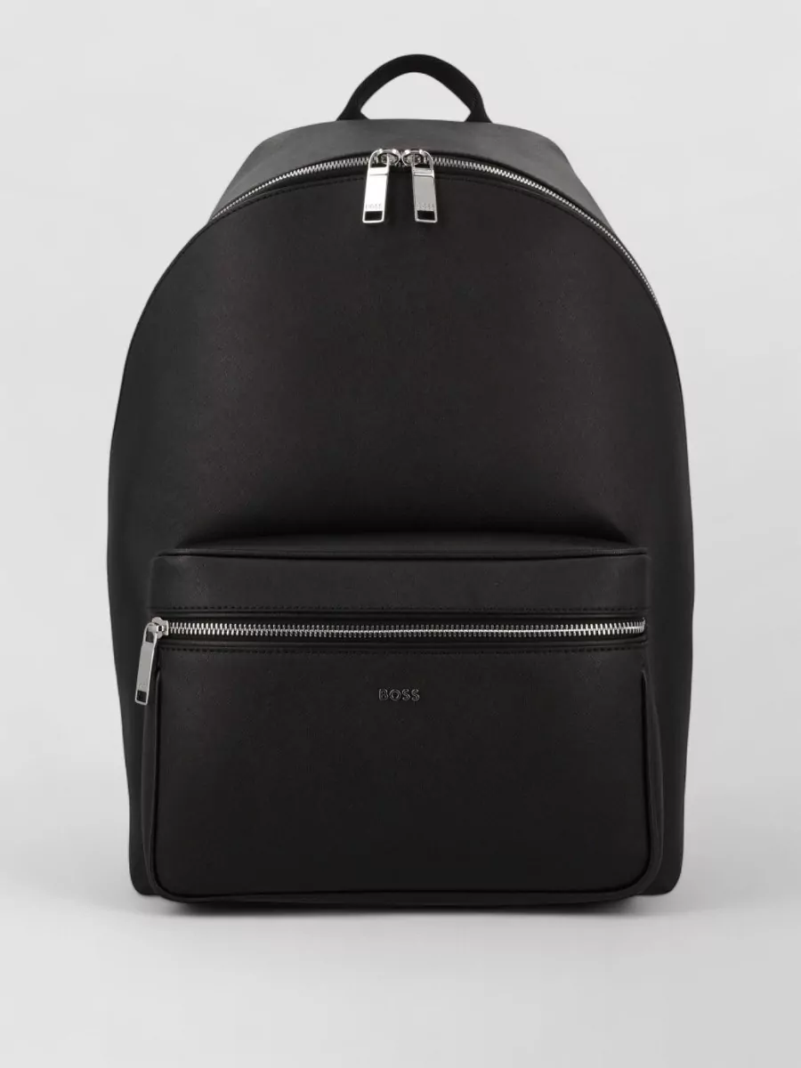Boss leather backpack