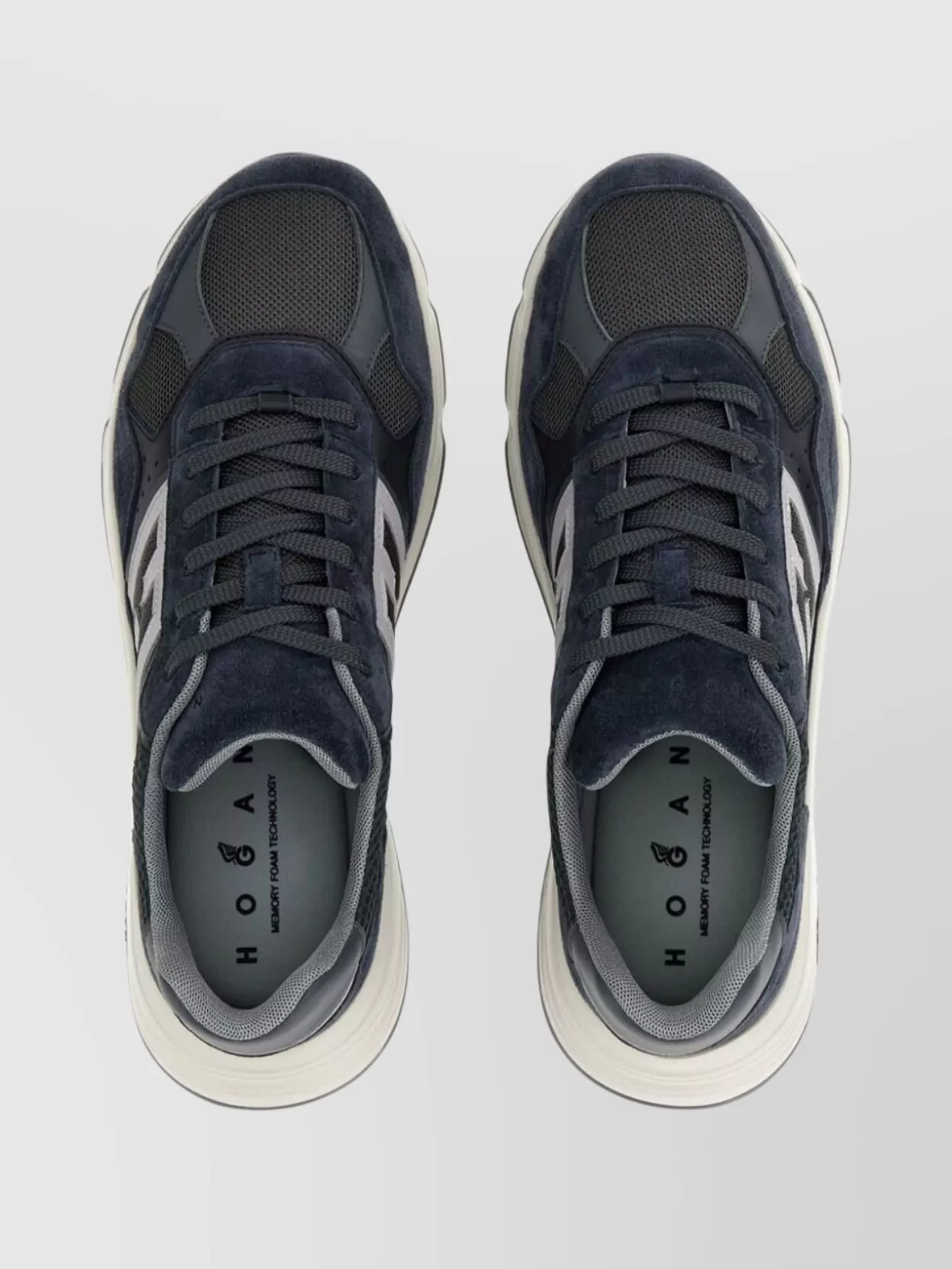 Hogan Sneakers With Mesh And Suede Panels