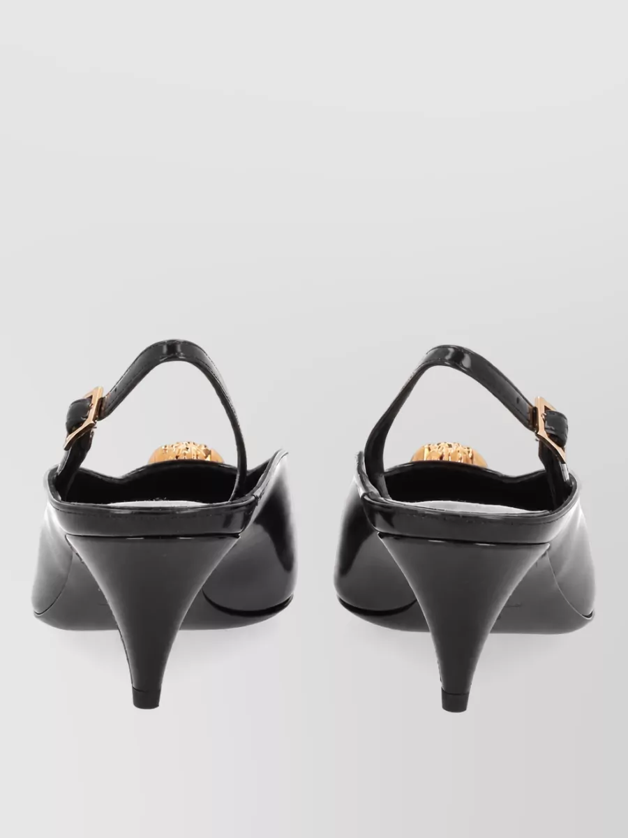 Versace Lamb Leather Mules