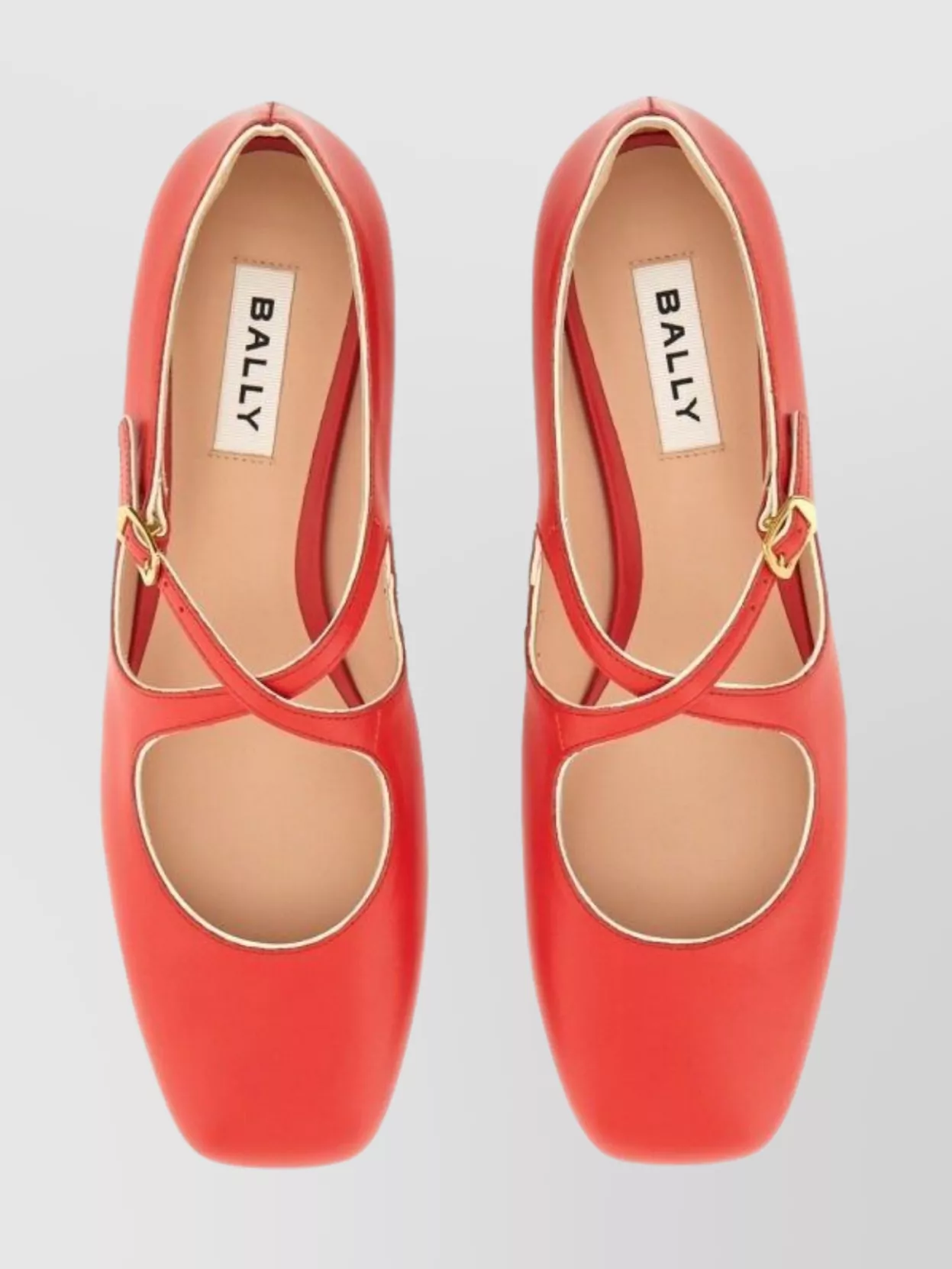 Bally "Beliska" Buckle Detail Cut-Out Sandals