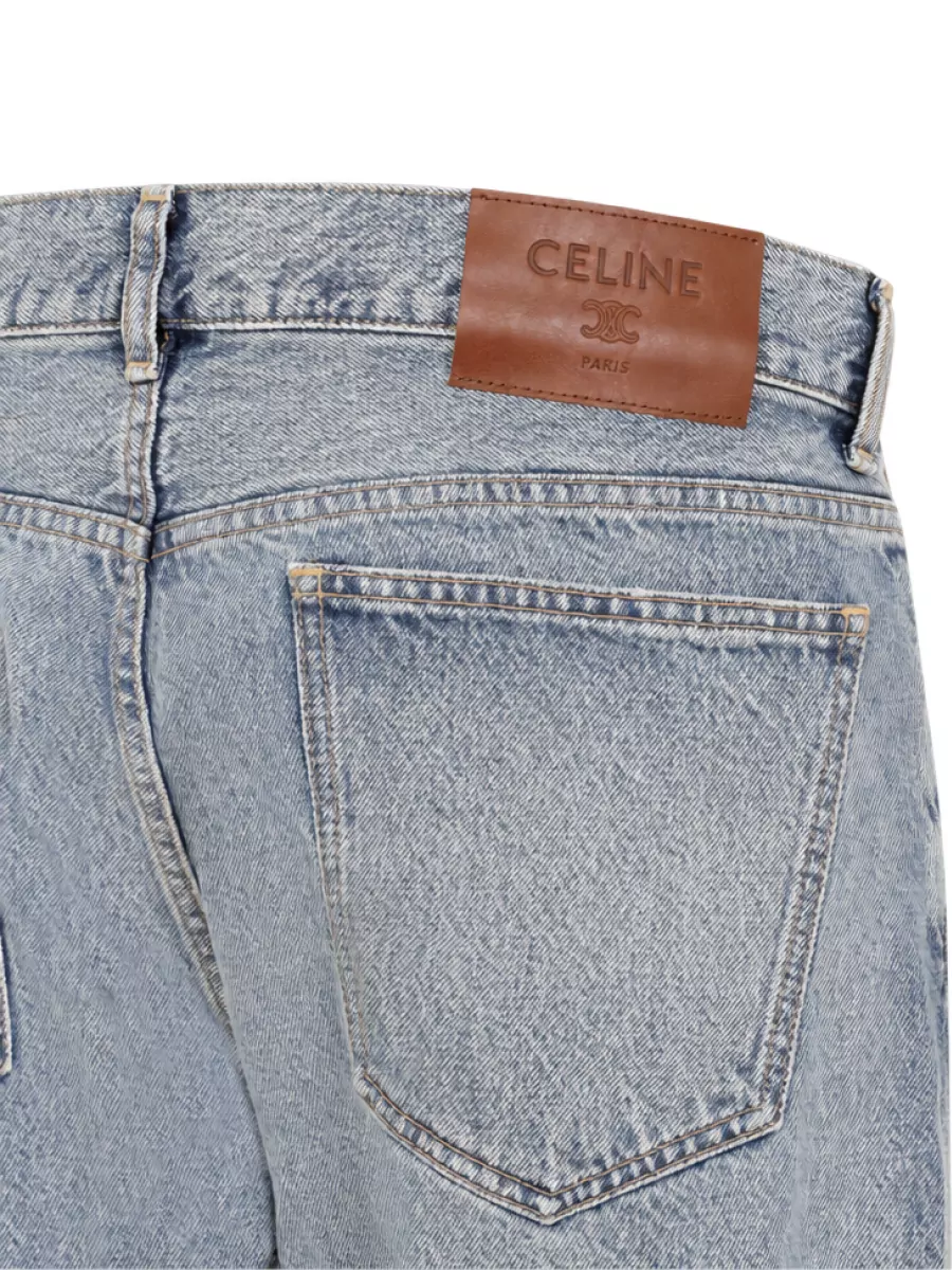 Celine Denim Straight-Leg Jeans