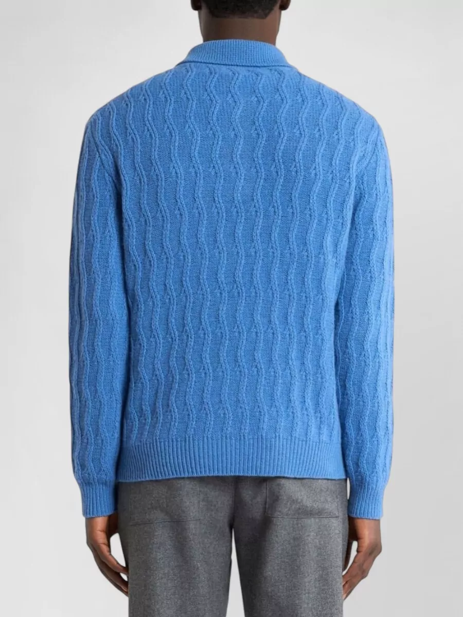 Etro Cashmere Regular-Fit Polo Jumper