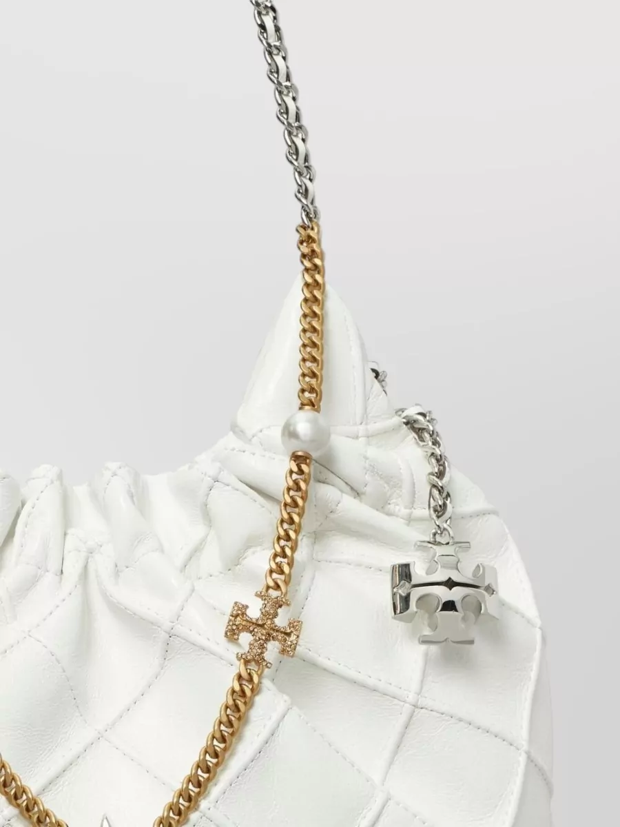 Tory Burch Mini Hobo Bag Quilted Design