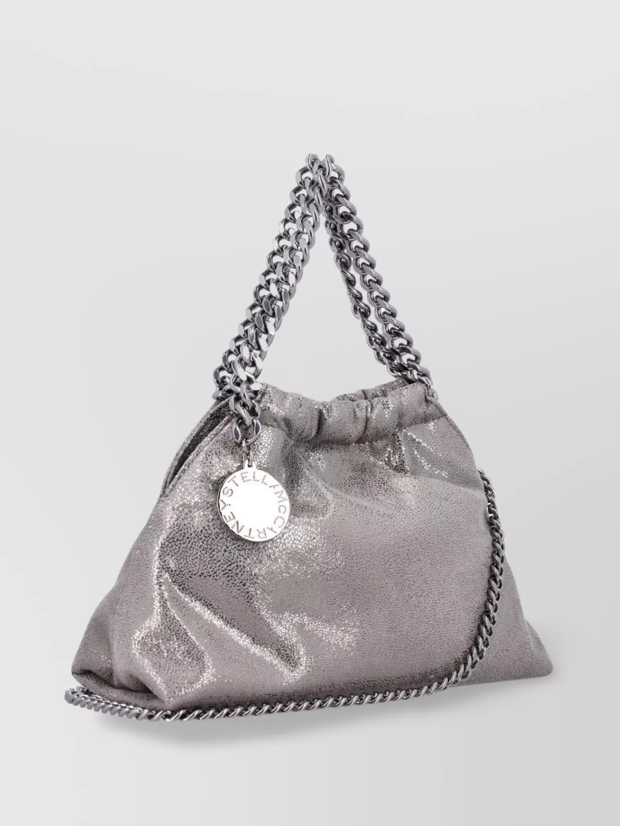 Stella Mccartney Mini Drawstring Bag Chain Strap