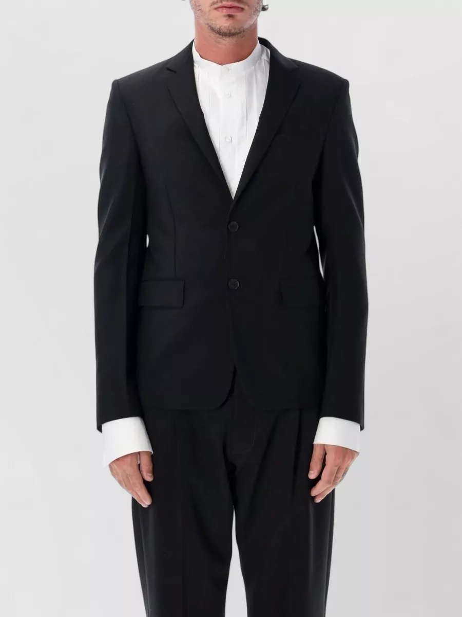 Fendi mohair single-breasted blazer