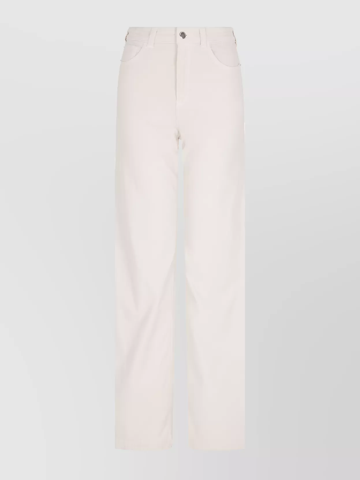 Emporio Armani Mid-rise Wide-leg Denim Jeans With Belt Loops