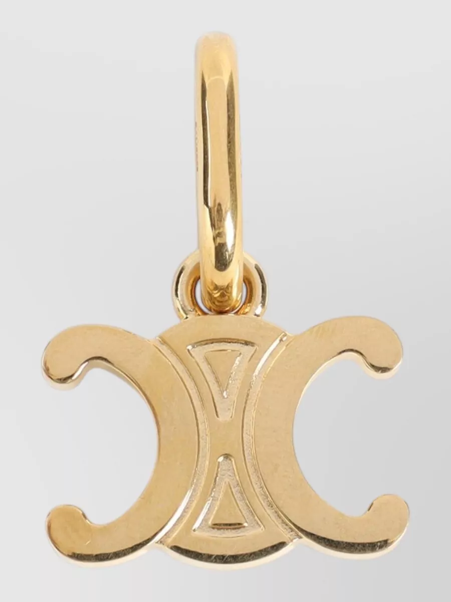 Celine Triumph Charm Necklace Gold-Tone Finish