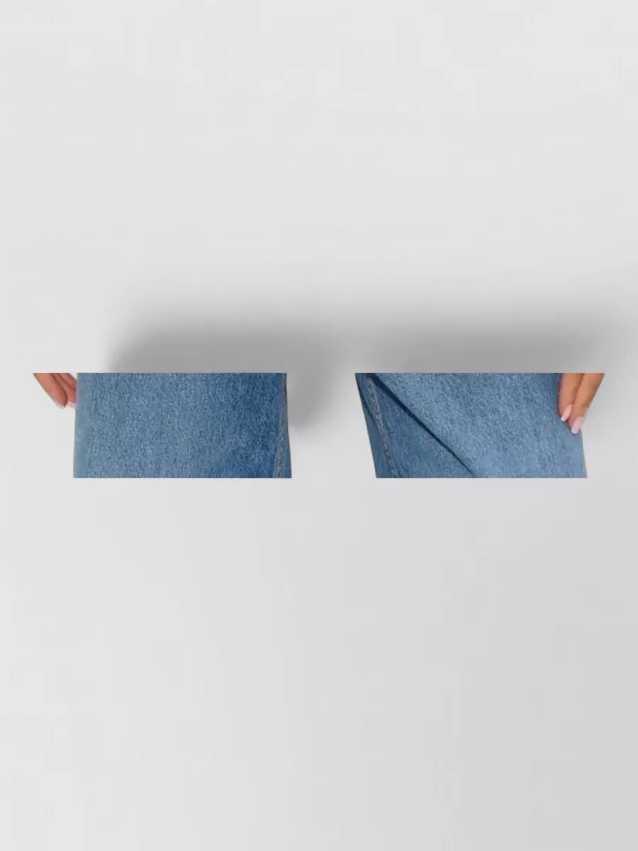 Isabel Marant Etoile Crewneck Short Sleeve Top Metallic Detail