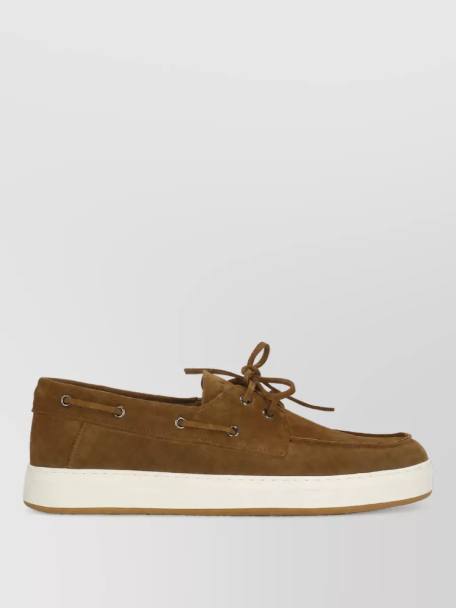 Hogan Leather Boat Shoes
