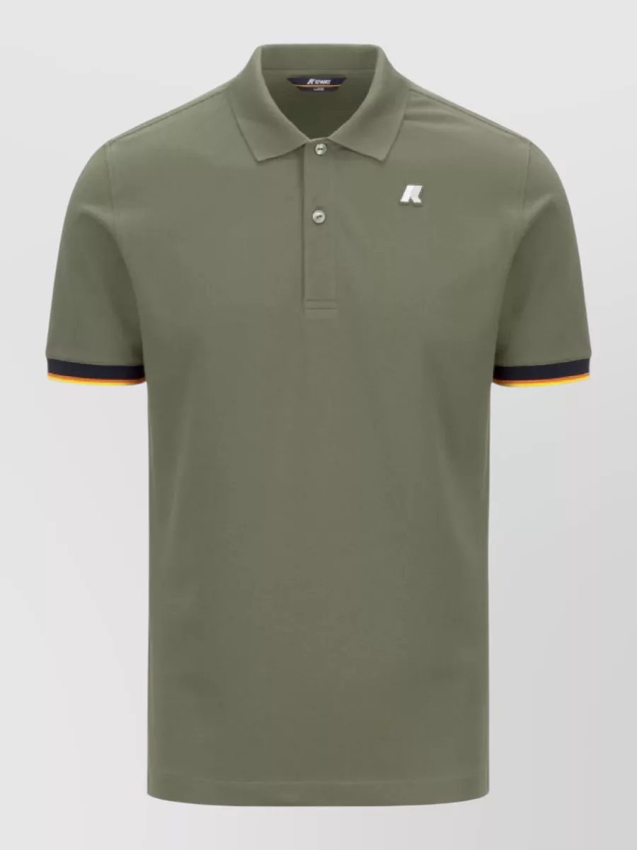 K-way Cotton short-sleeve polo shirt