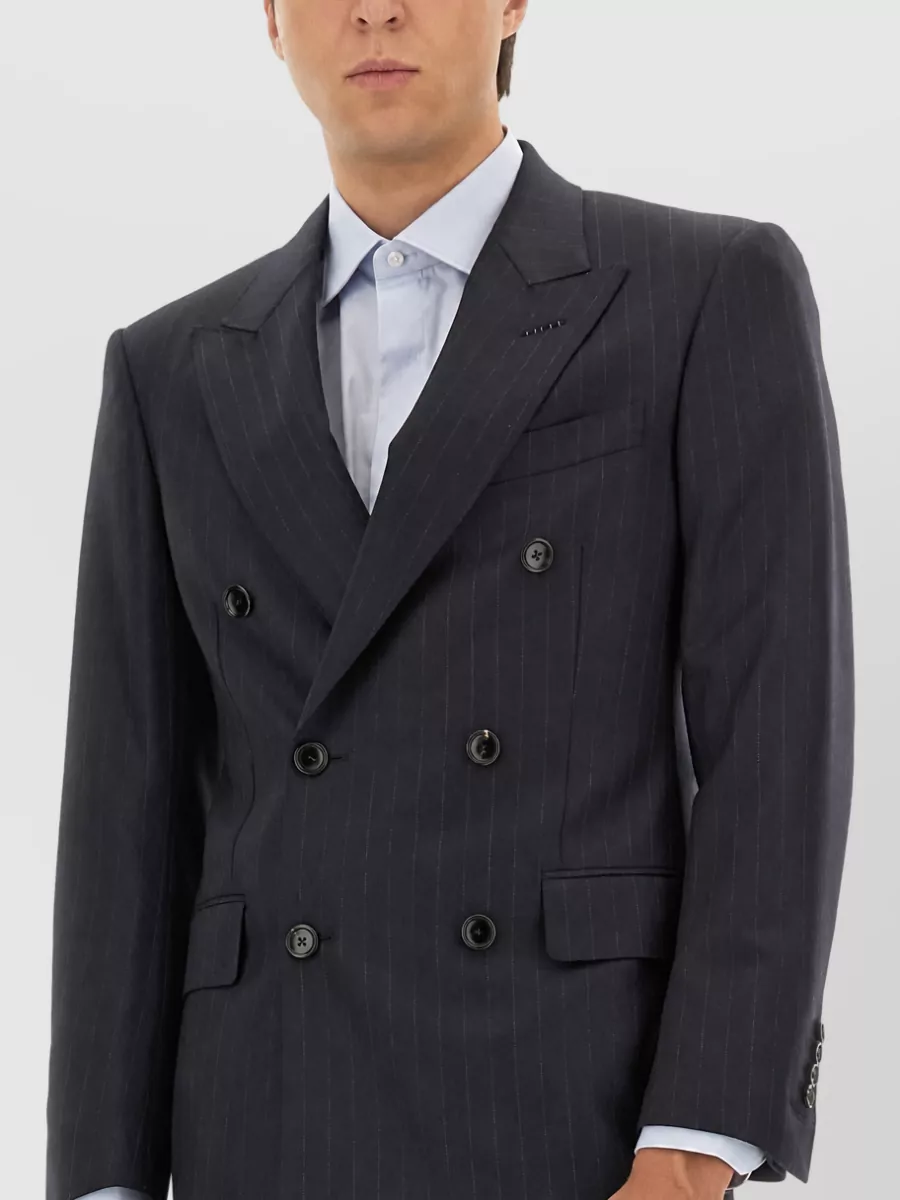 Tom Ford Pinstripe Wool Suit Jacket