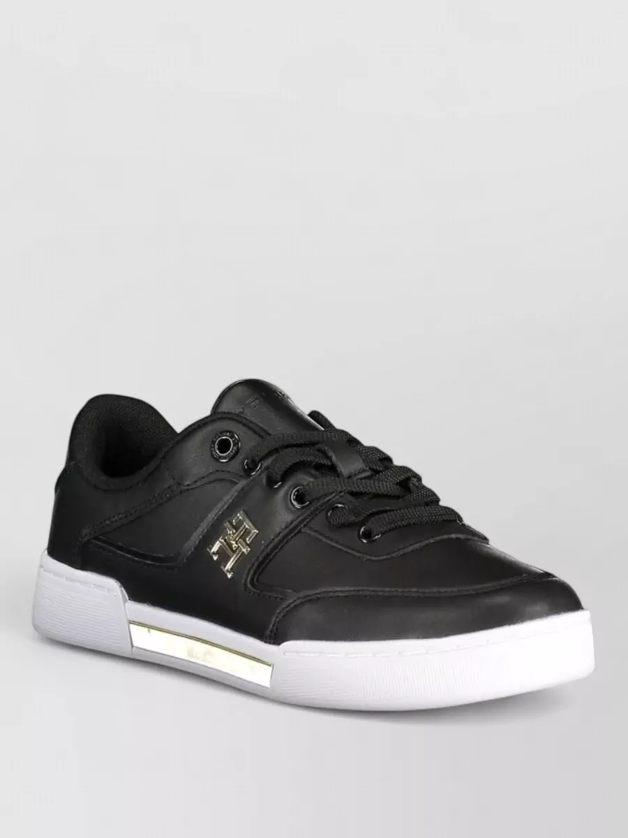 Tommy Hilfiger leather lace-up sneakers