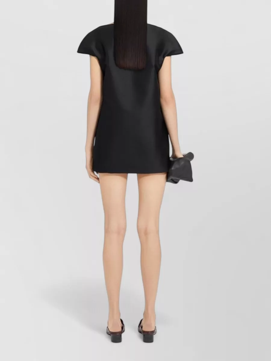 Mm6 Maison Margiela Cutout Hooded Mini Dress