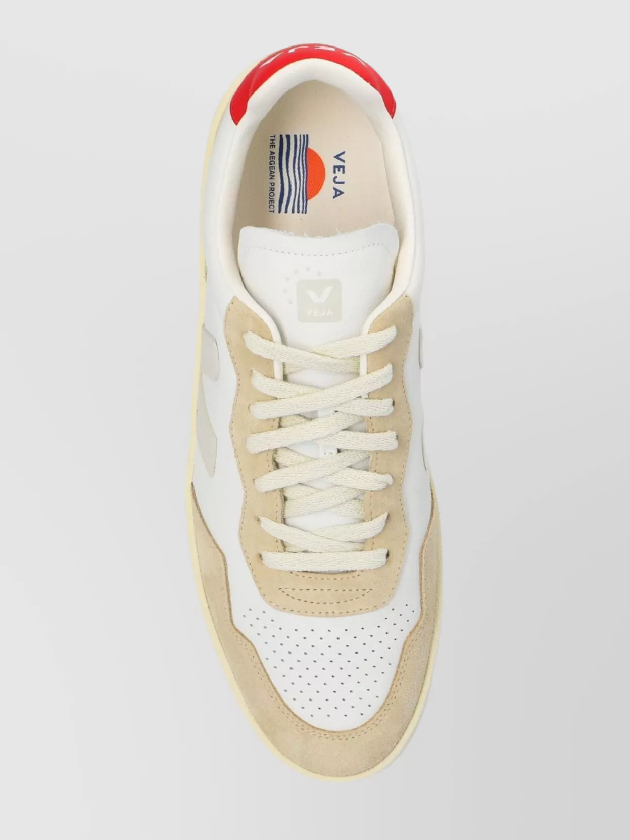 Veja V-90 Leather Low-top Sneakers