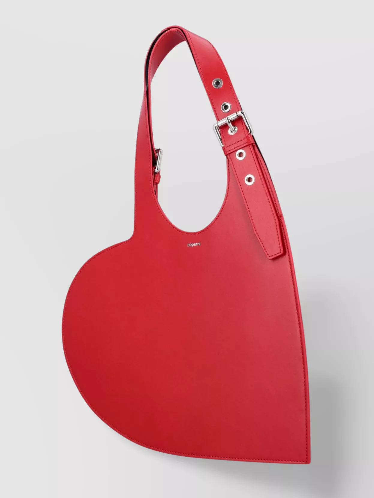 Coperni Heart Shape Tote Bag With Metal Finish