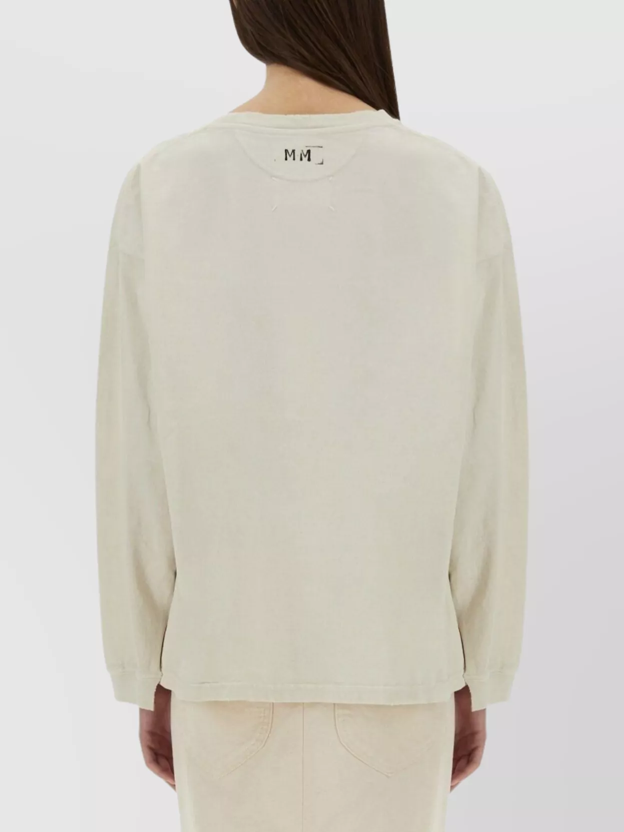 Maison Margiela Logo Print Crew Neck Shirt