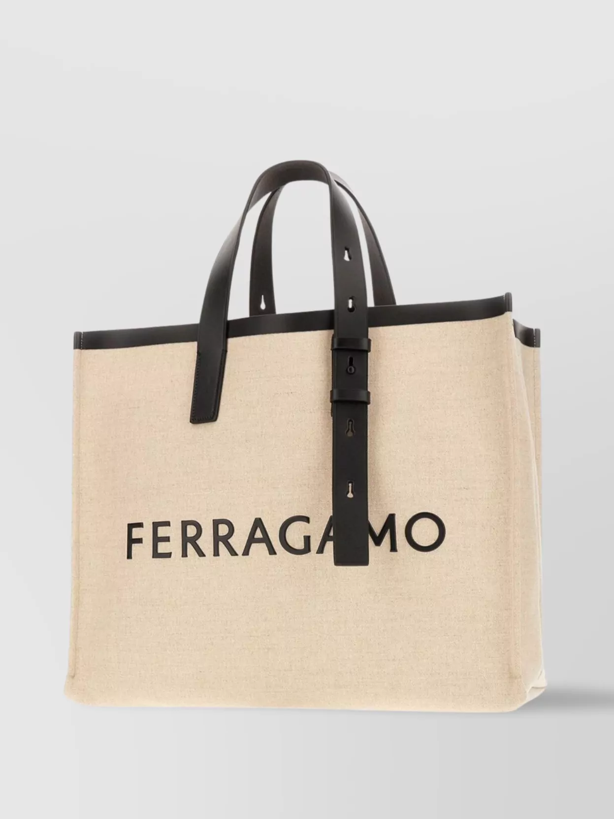 Ferragamo Logo-embossed Leather Tote Bag