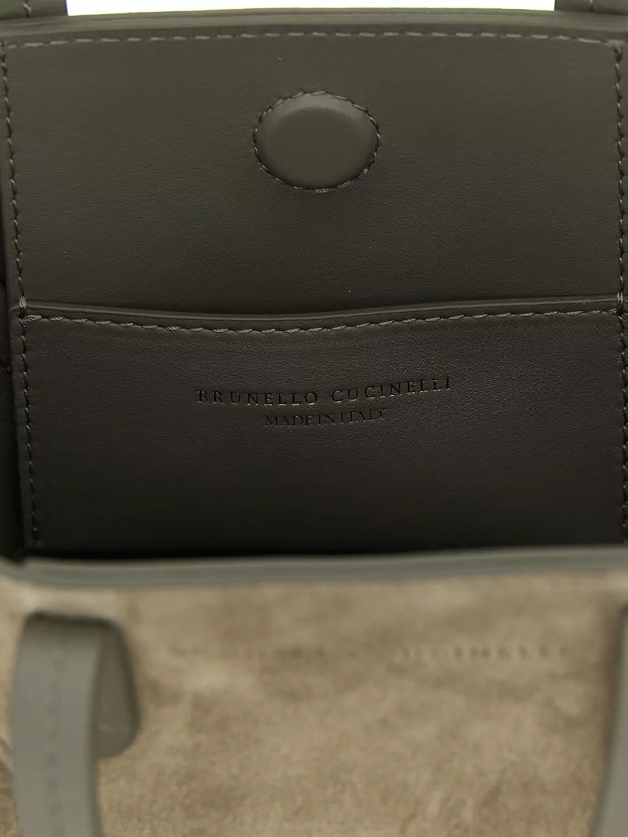 Brunello Cucinelli Na Suede Tote Bag
