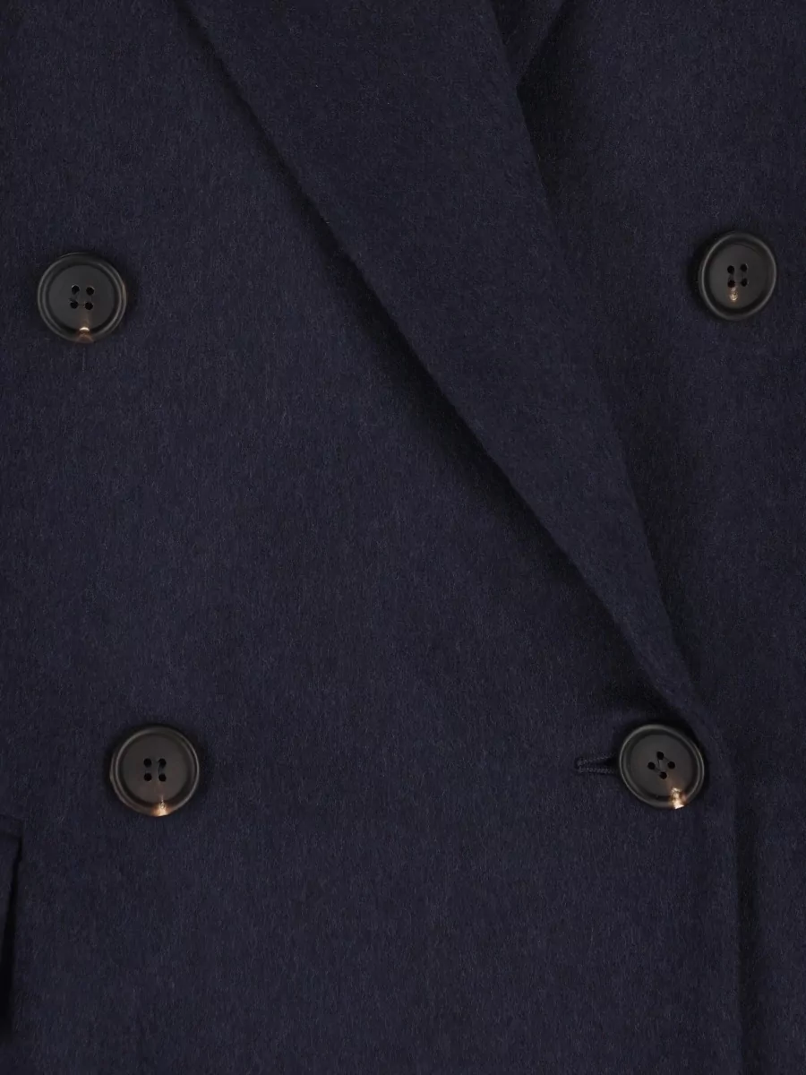 Brunello Cucinelli Wool Double-Breasted Coat