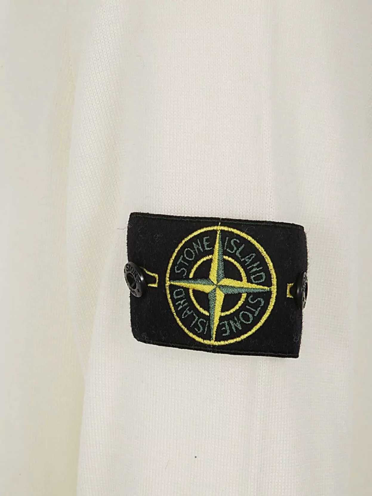 Stone Island Crew Neck Jumper Ribbed Cuffs Long Sleeves