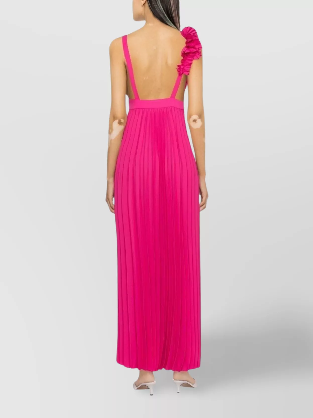 P.a.r.o.s.h P. A.r. O.s. H. Woman Maxi Dress Magenta Size M Polyester