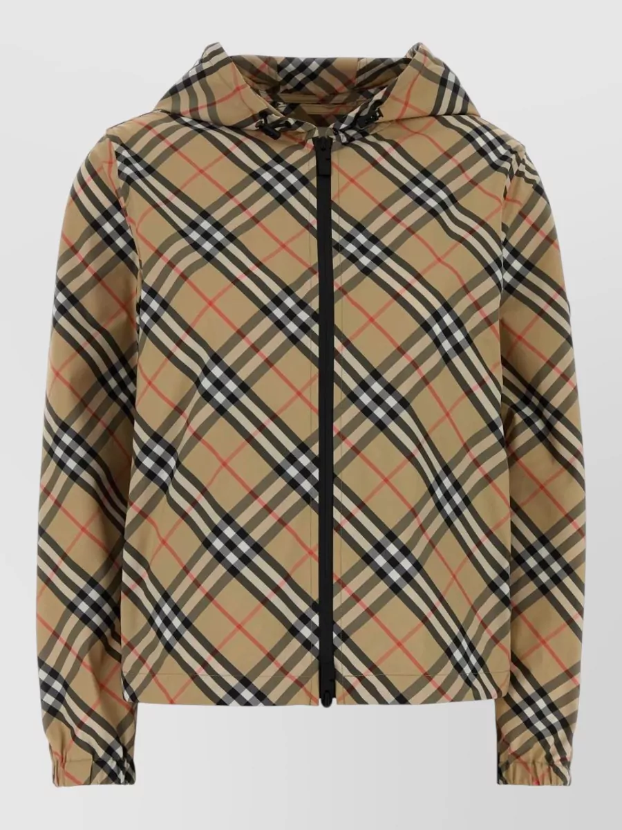 Burberry embroidered single-breasted coat