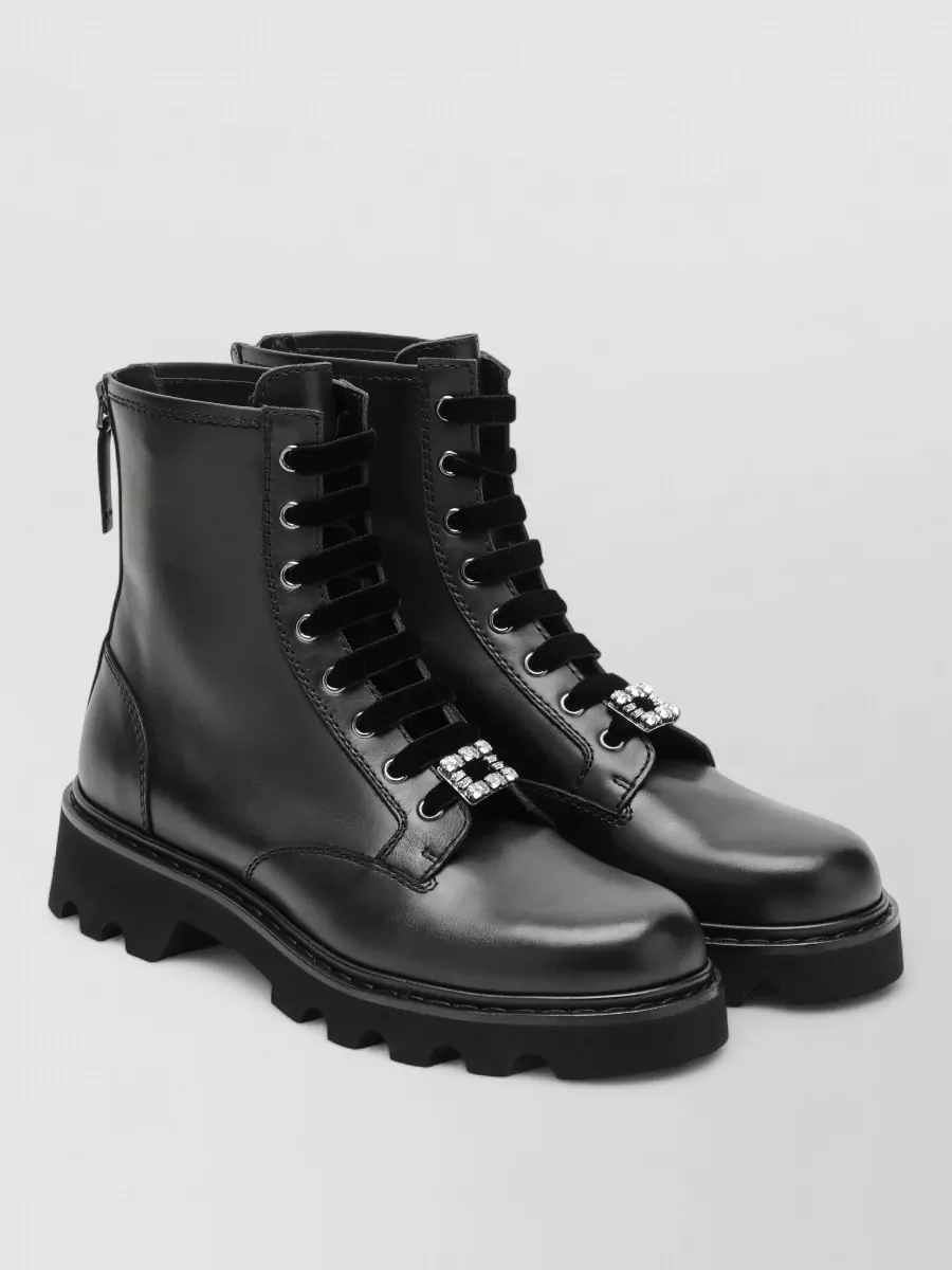 Roger Vivier leather ankle boots