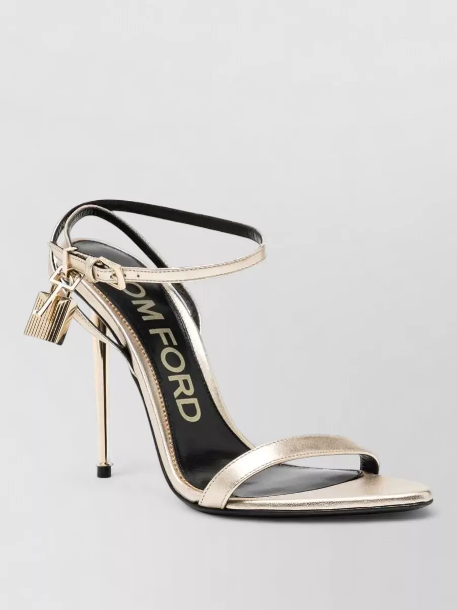 Tom Ford Leather High-Heel Sandals