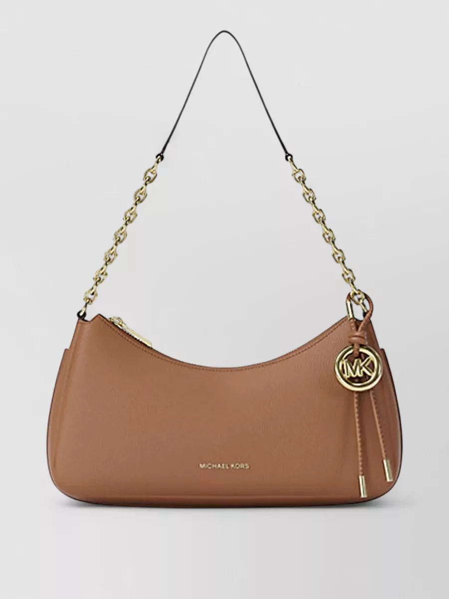 Michael Kors Chain Strap Shoulder Pouch Smooth Finish