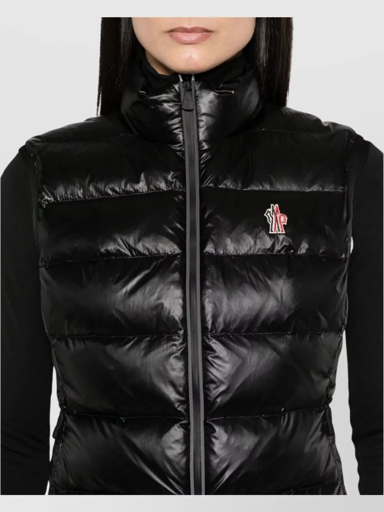 Moncler Padded High Neck Sleeveless Side Pockets Gilet
