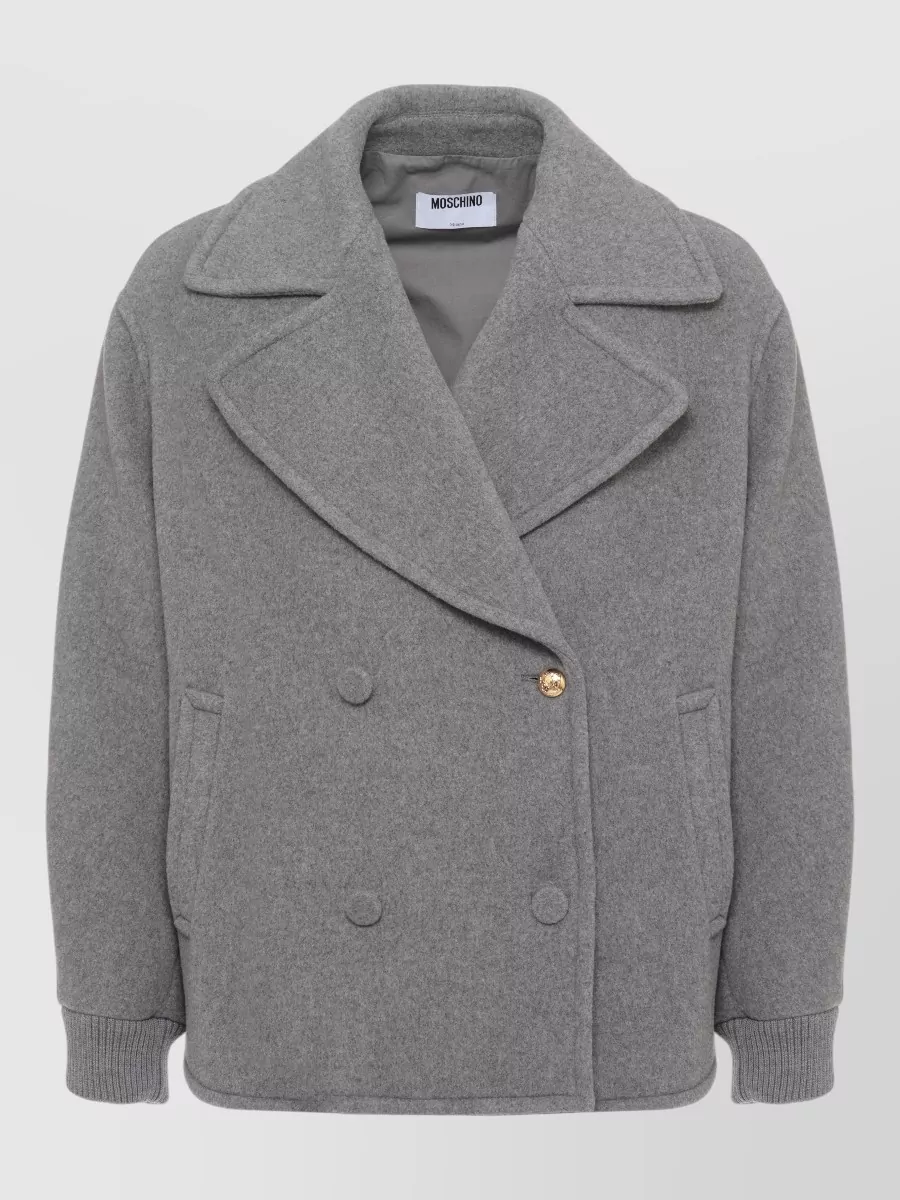 Moschino wool double-breasted jacket