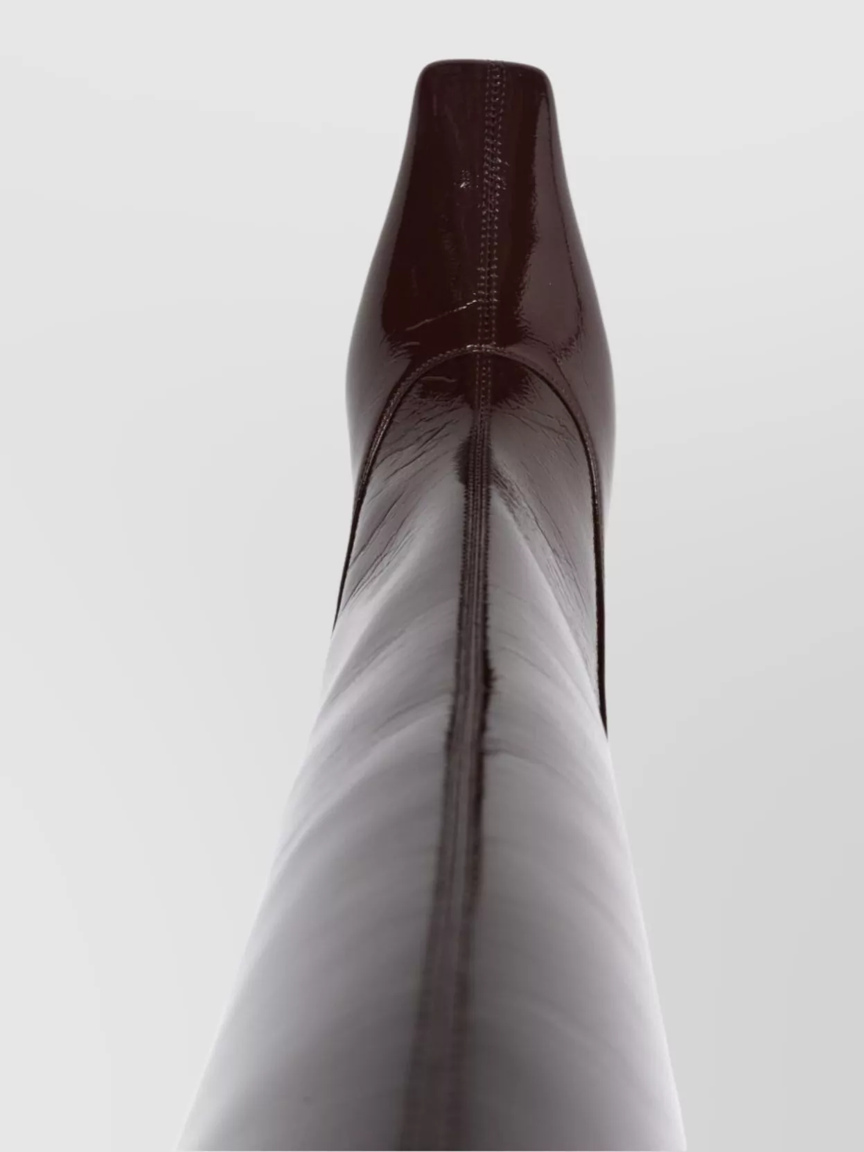Stella Mccartney Shiny Knee High Pointed Toe Boots