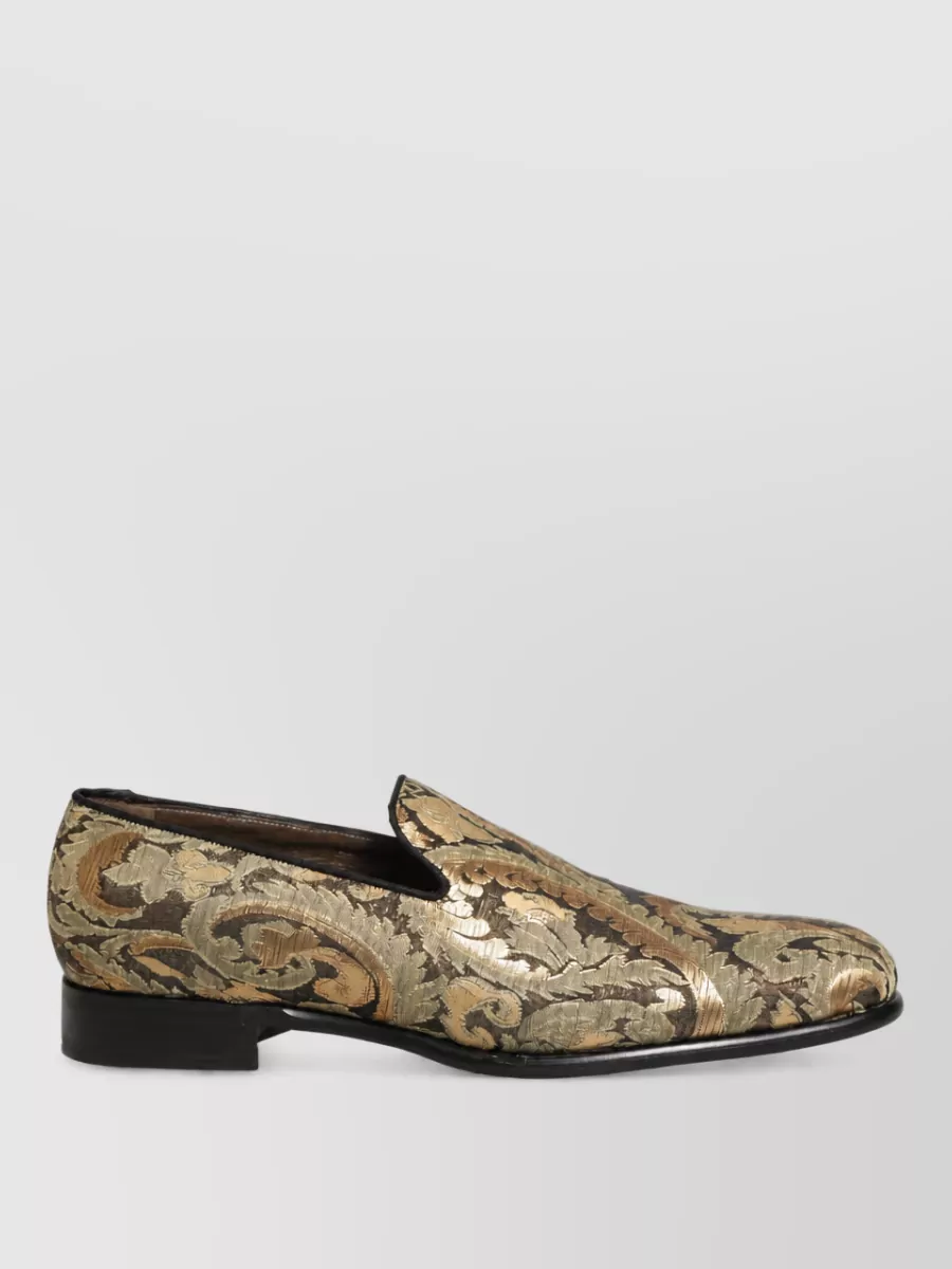 Dolce&Gabbana Leather Slip-On Monk Shoes