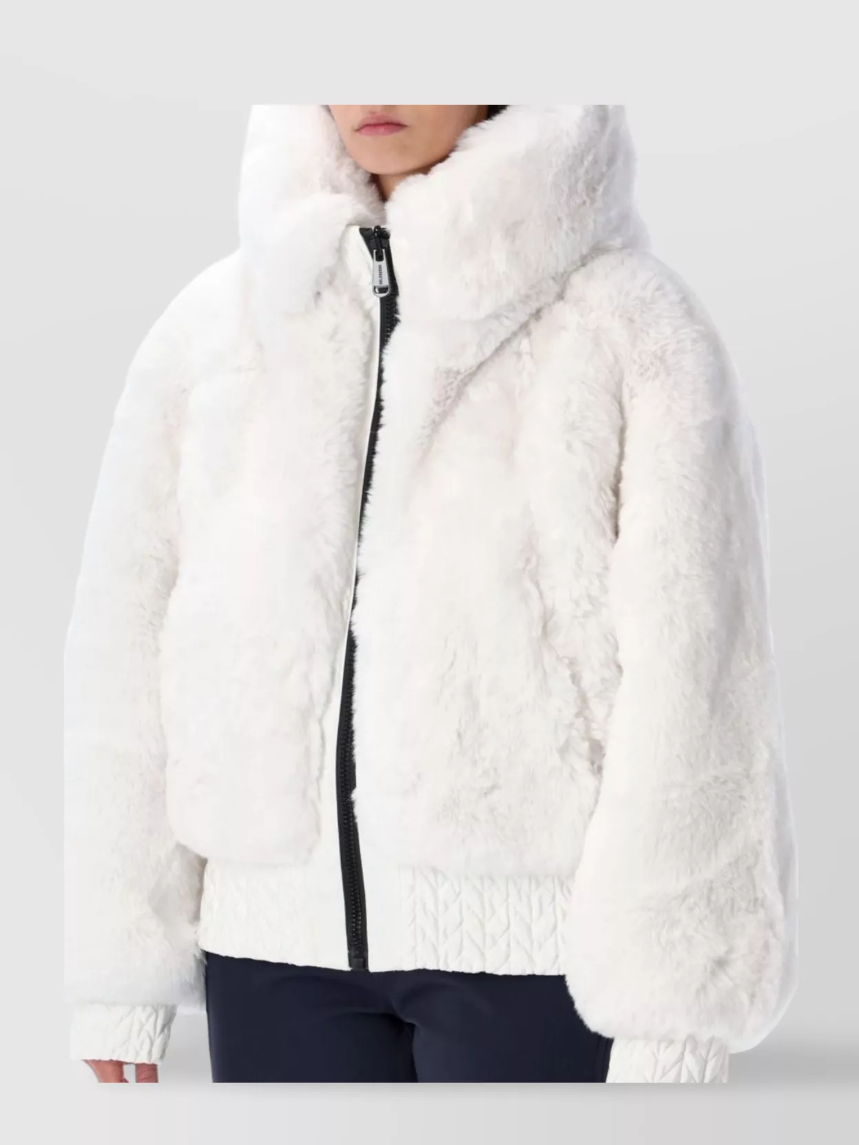 Goldbergh Eco Fur Hooded Jacket Pockets